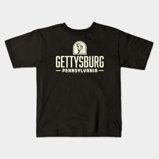 Vintage Gettysburg Pennsylvania Kids T-Shirt